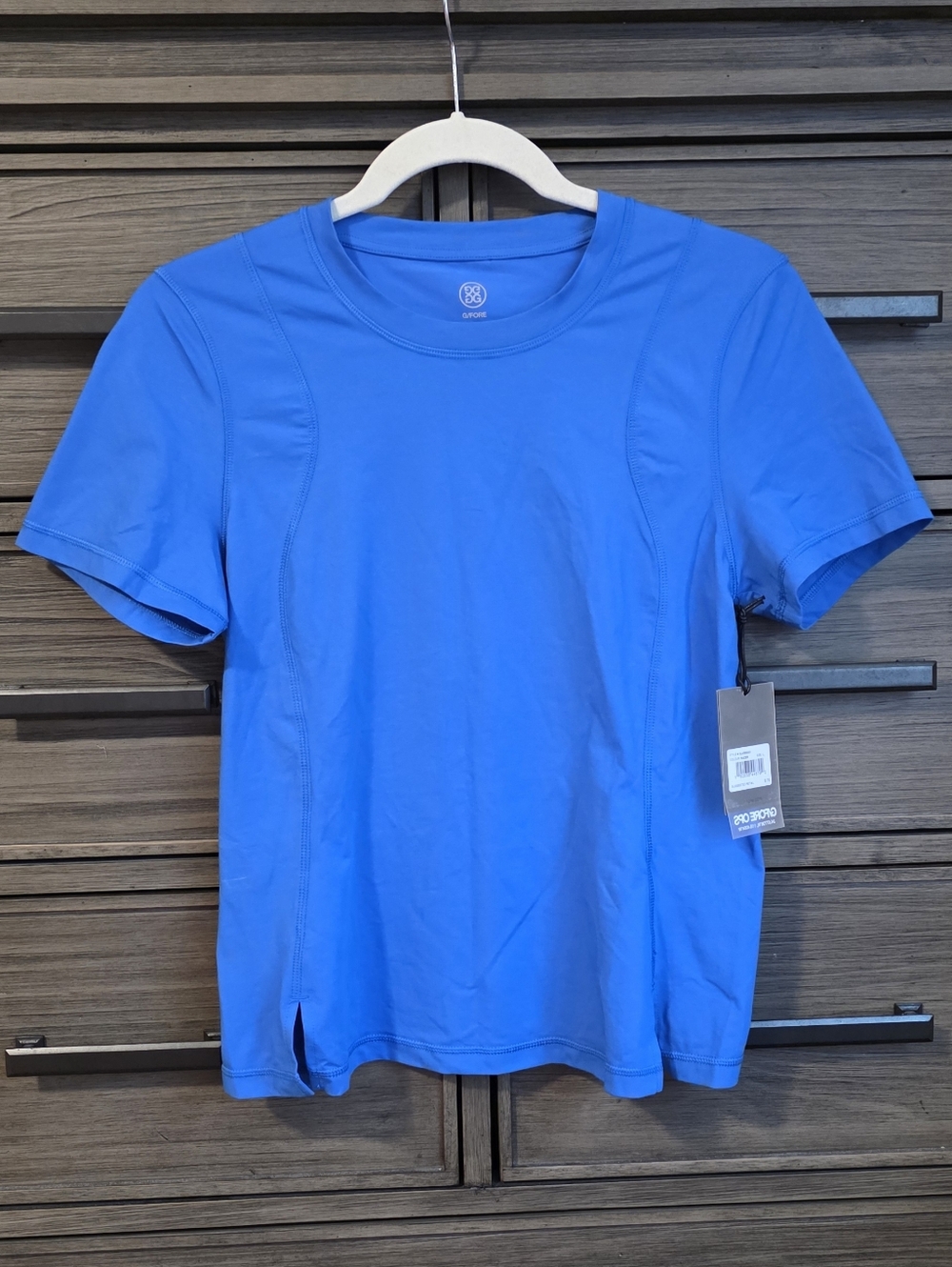 G/FORE OPS Women's Short Sleeve Top in Racer Blue - Size Large - NWT $75 MSRP
